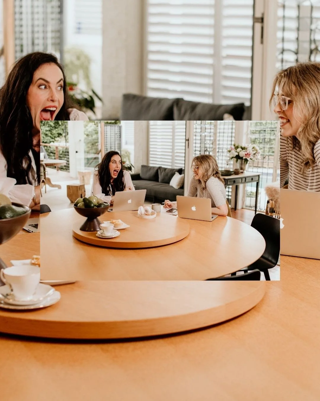 Meetings at Go To look a little like this, laptops open, ideas flying, and usually a few laughs along the way 🙈⁠
⁠
When you&rsquo;re building brands and crafting marketing with meaning, it should feel a little bit fun (and a lot like you).⁠
⁠
We're 
