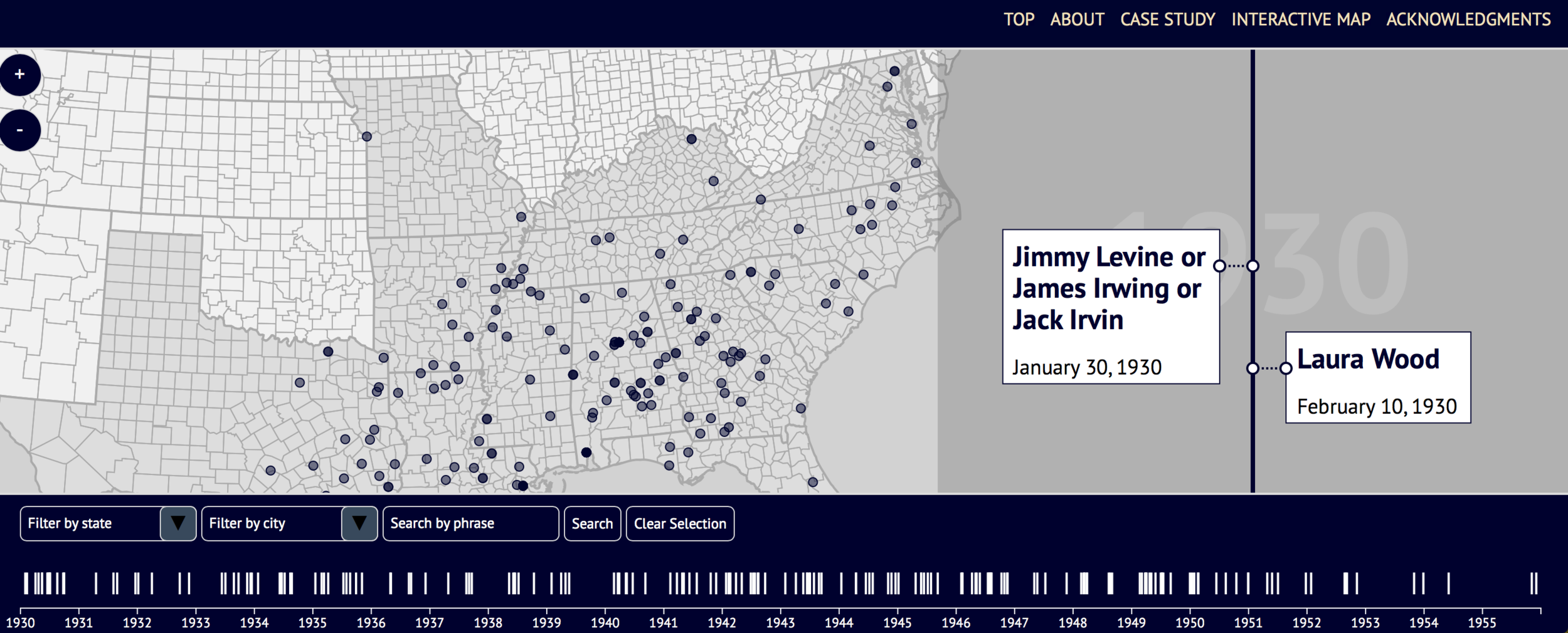 Mapping Historical Racial Violence