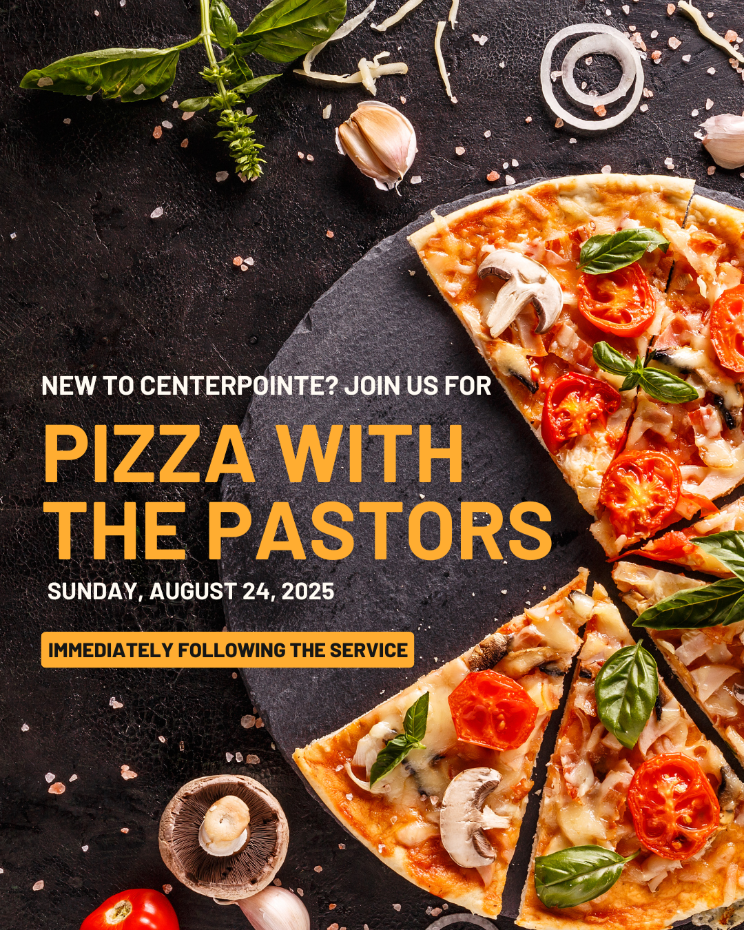 Pizza with the Pastors