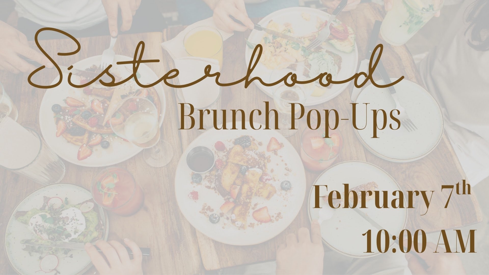 CP Sisterhood Brunch Pop-Up