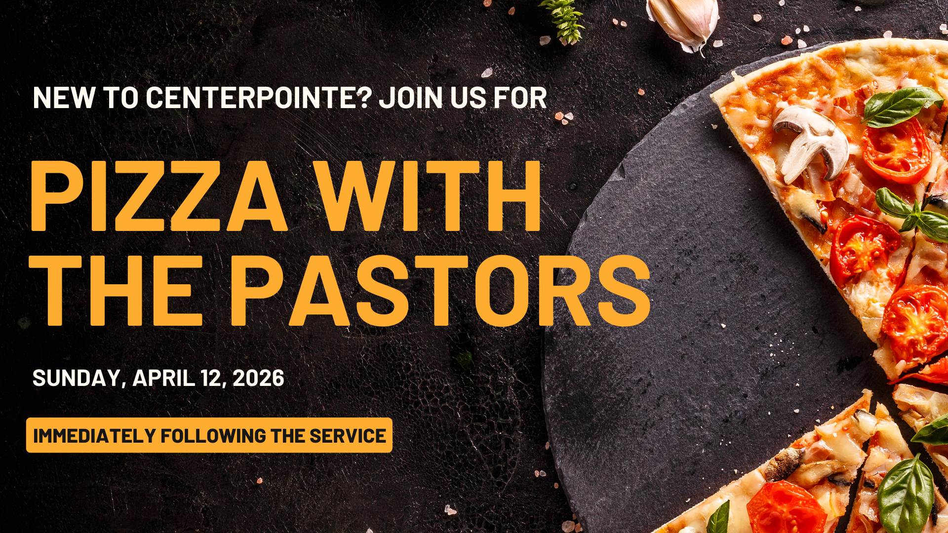 Pizza with the Pastors