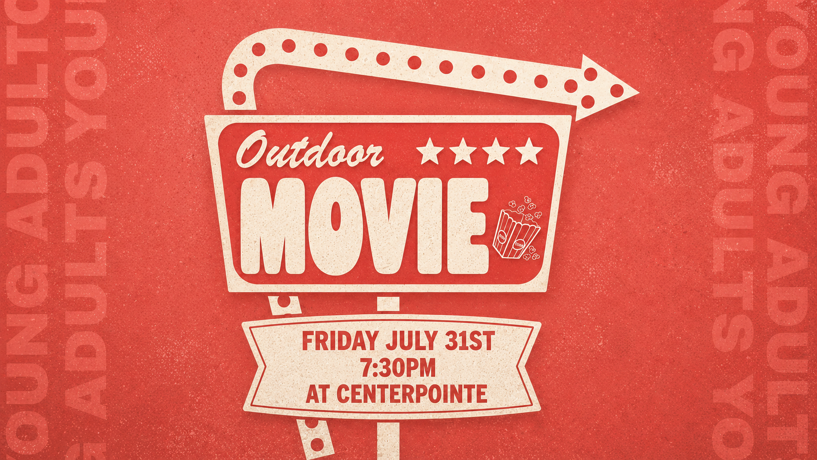 Young Adult Outdoor Movie Night