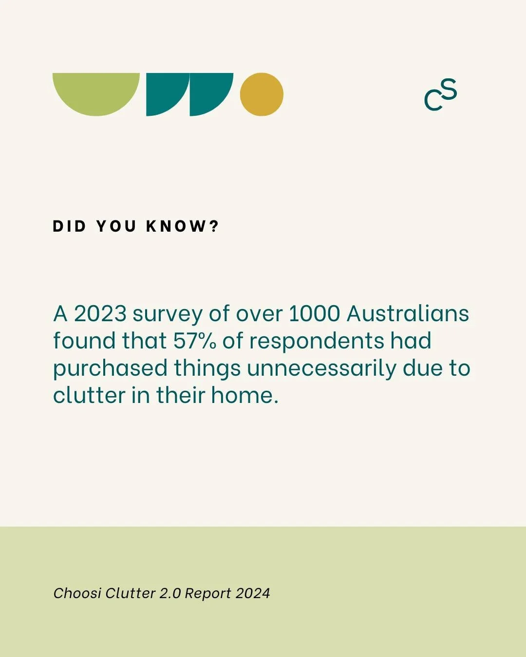 More than half of us are buying duplicates simply because we can't find what we already own. If this sounds familiar, you're not alone, and small shifts can make a difference.

Ready to create more clarity in your space? Sign up for the newsletter (l