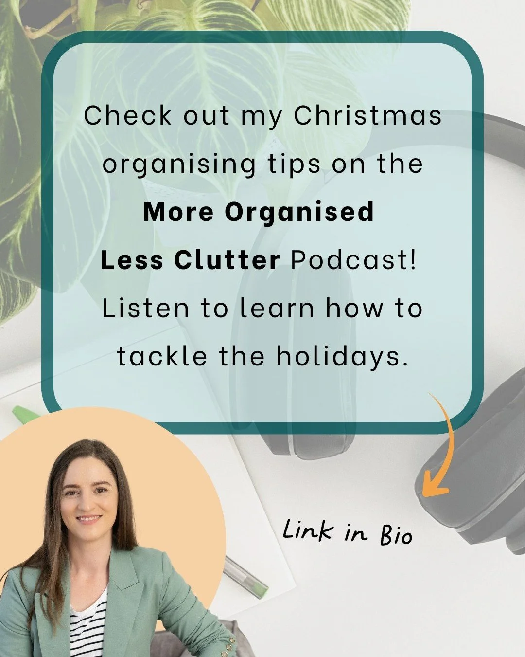 The holidays are meant to be enjoyed, not stressed over. 🌿
I've share some practical tips to help you have an organised Christmas season.
Head to the More Organised Less Clutter Podcast to discover simple ways to navigate the festive period with mor