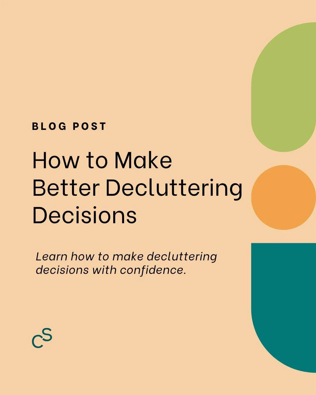 Decluttering can be described as a series of decisions. Some are easy but some are much harder.

In this blog I share practical ways to work through the harder choices, whether you're sorting through everyday items, sentimental things, or navigating 