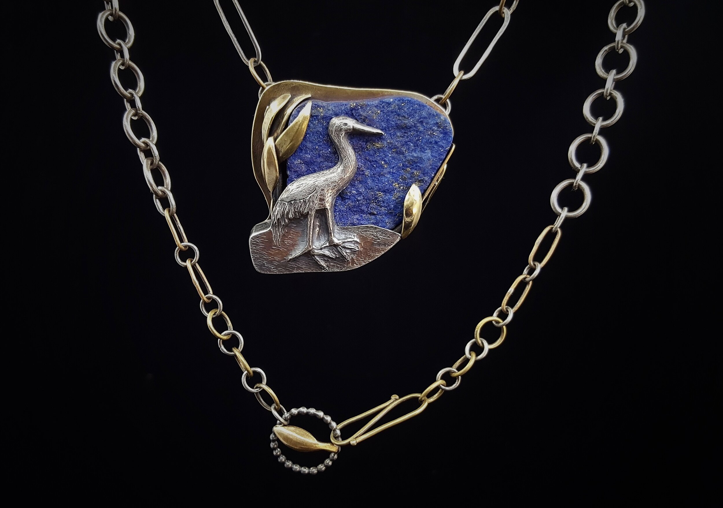 Heron Necklace