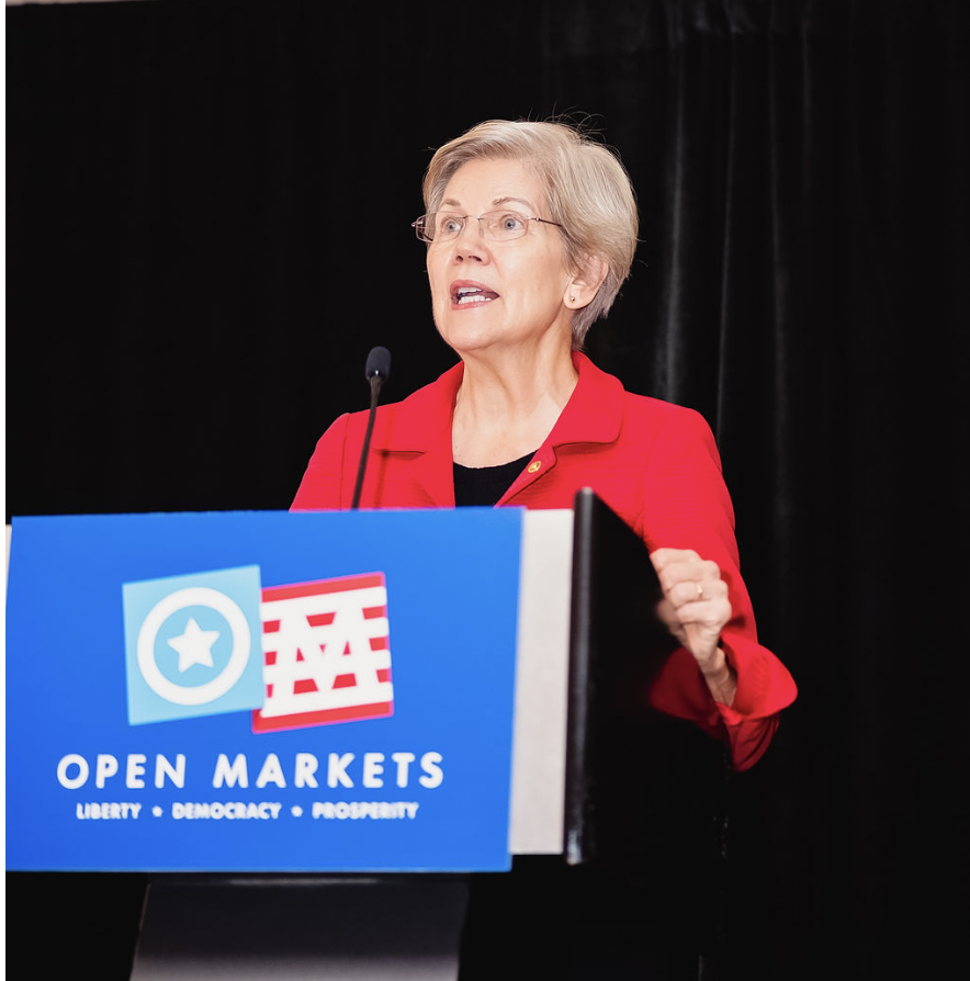 Senator Warren Delivers Major Address on Antimonopoly at the Open Markets Institute 