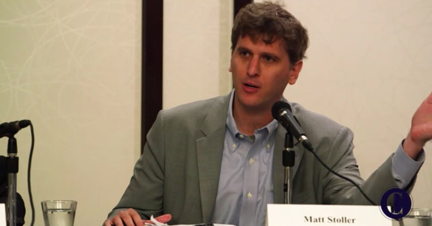 Matt Stoller at Capitol Forum Panel at the DOD Procurement Conference