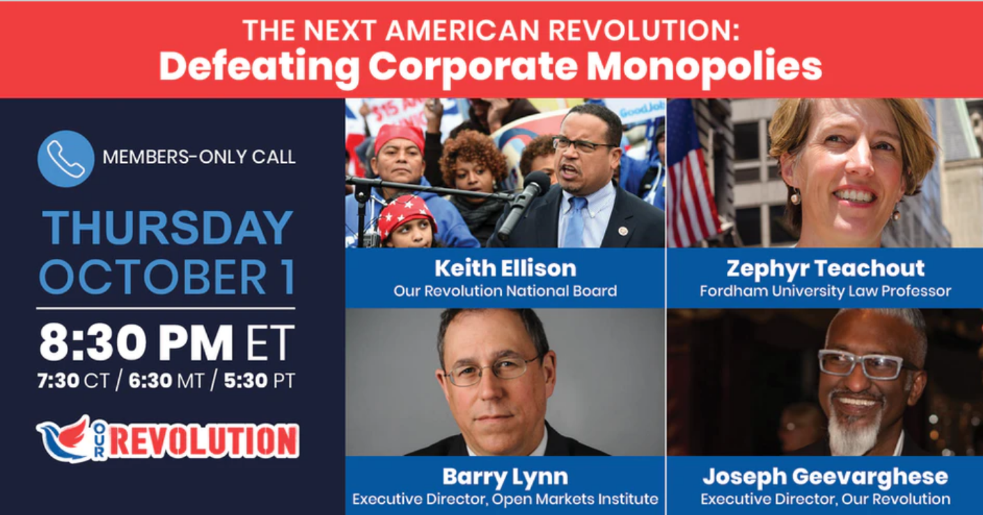 Town Hall | The Revolution Report - Defeating Corporate Monopolies