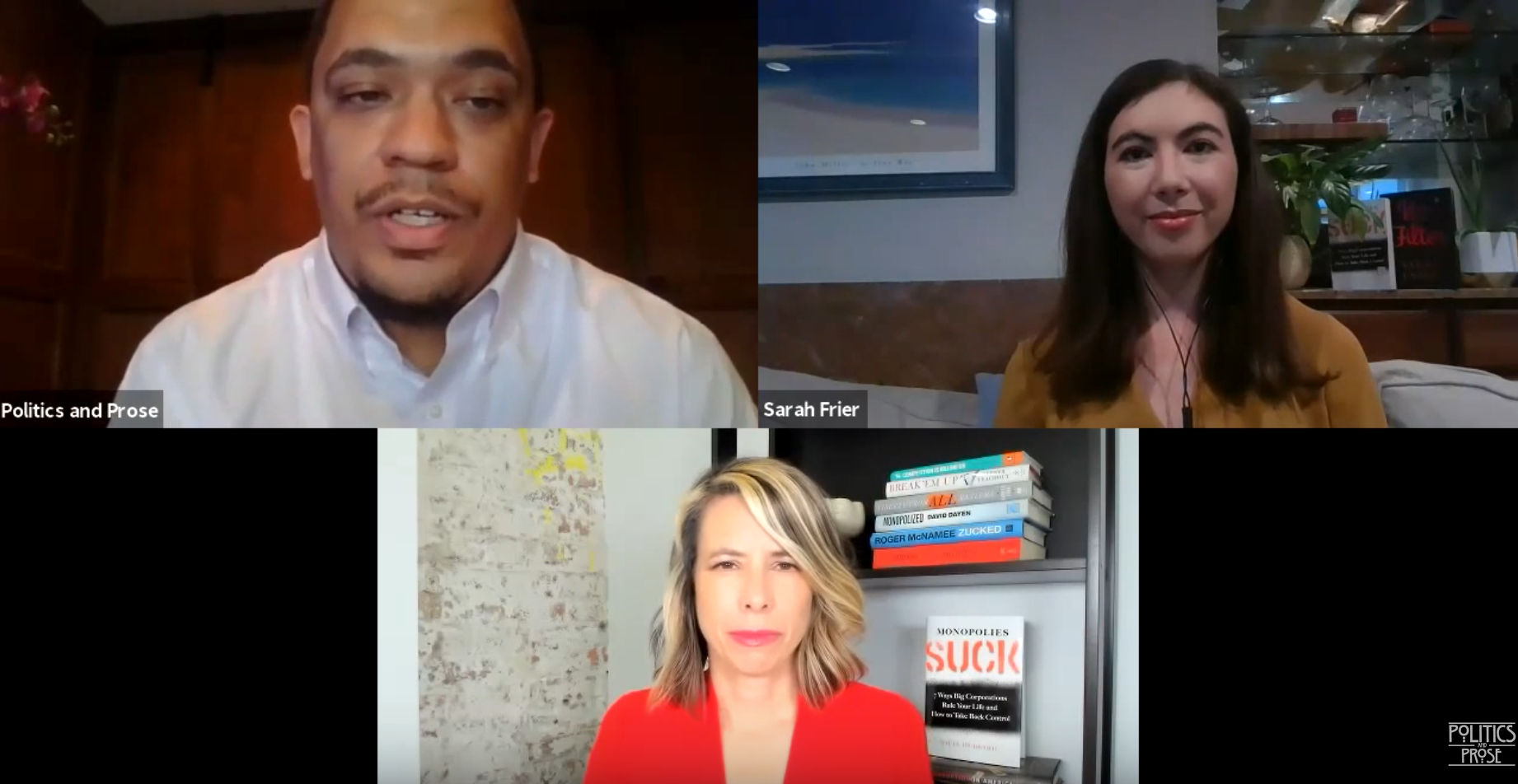 P&amp;P Live! | Sally Hubbard and Sarah Frier Discuss Hubbard's New Book — Monopolies Suck: 7 Ways Big Corporations Rule Your Life and How to Take Back Control