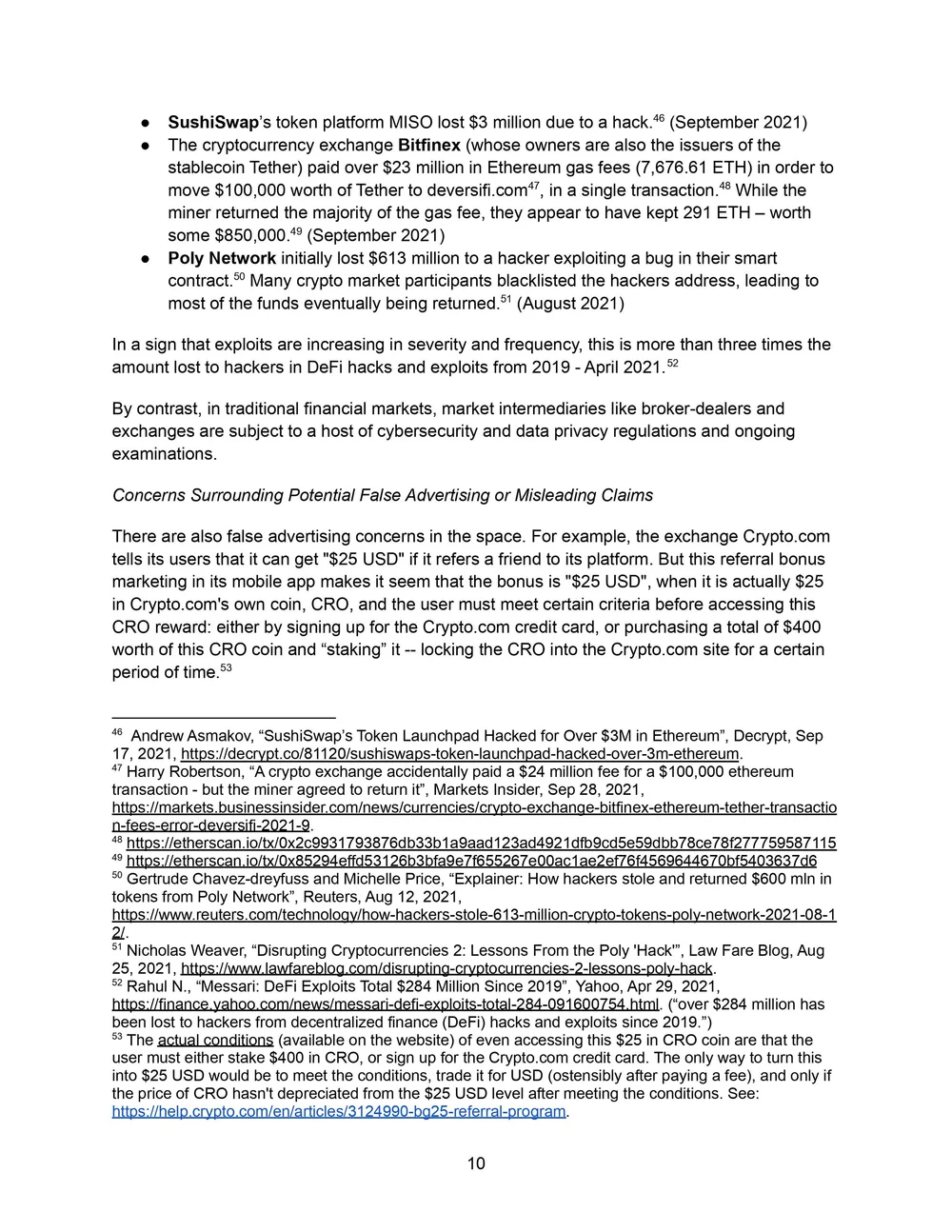 Testimony by Open Markets Financial Policy Director Alexis Goldstein at  Joint Economic Committee Hearing on “Demystifying Crypto: Digital Assets  and the Role of Government” — Open Markets Institute