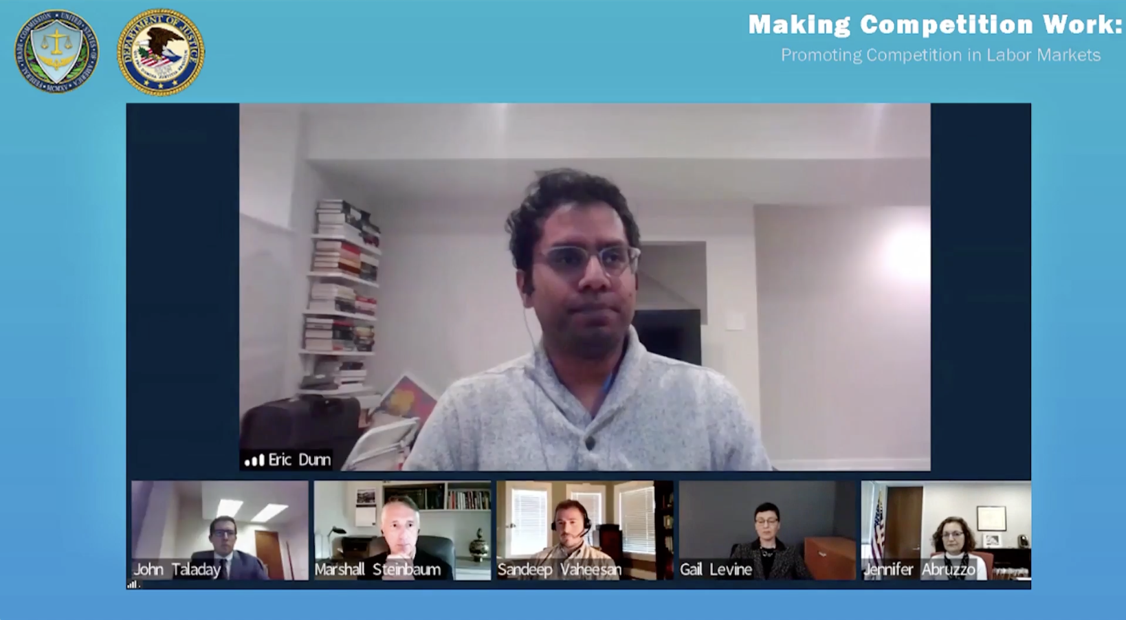 DOJ and FTC Panel | Making Competition Work: Promoting Competition in Labor Markets