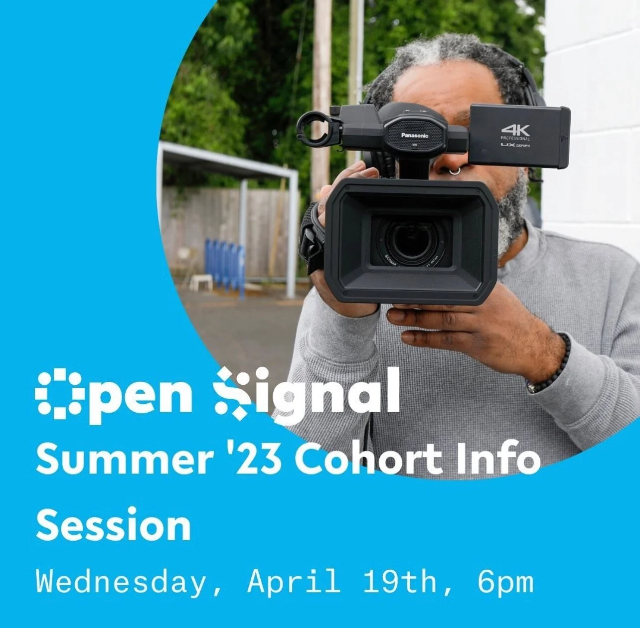 Wednesday! 4/19
Link In Bio!
@opensignalpdx

&ldquo;Today!: Get therundown on our Summer '23 production cohort at this information session! The cohort is open to individual media makers, teams and nonprofits interested in creating video work in a coo