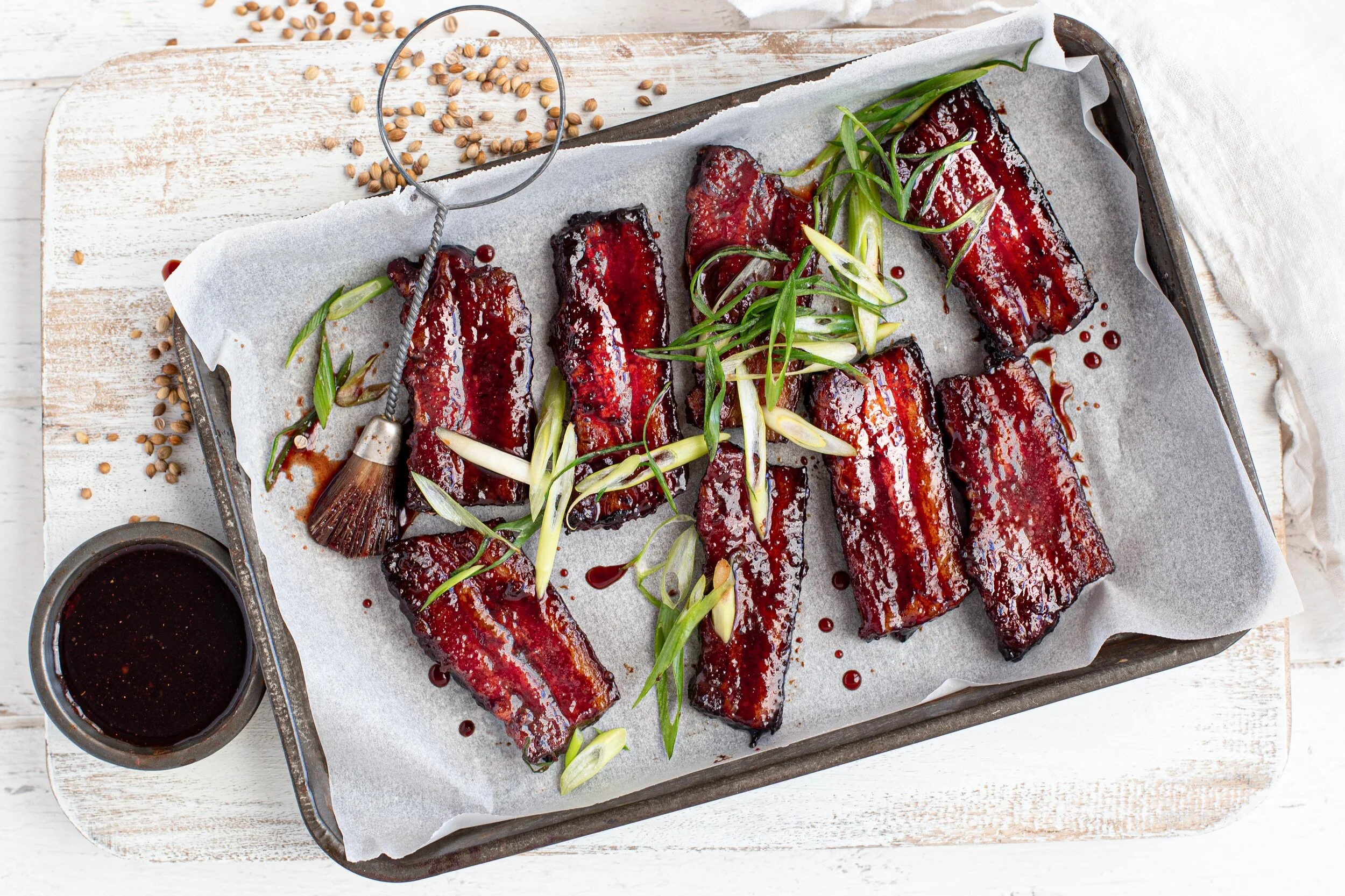Sticky Chinese Char Siu Pork Belly Ribs