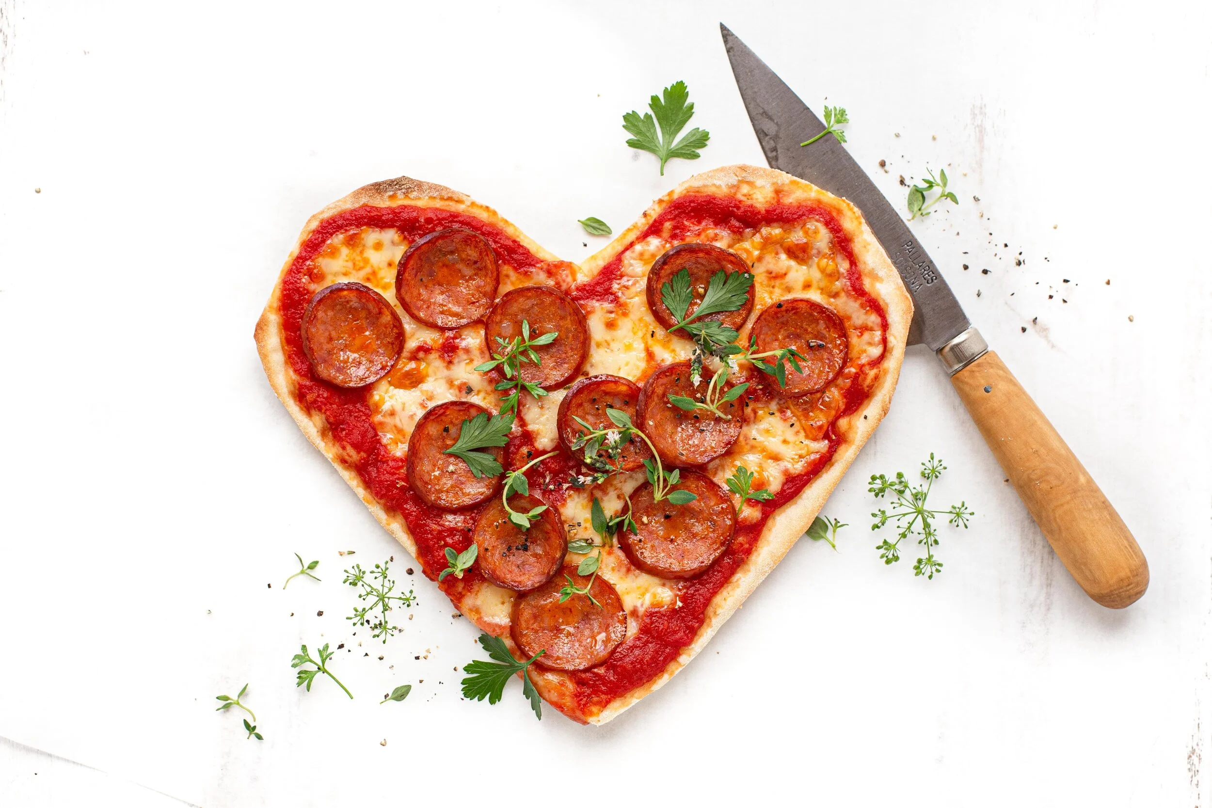 Smoked Chorizo ‘Valentines Day’ Pizza