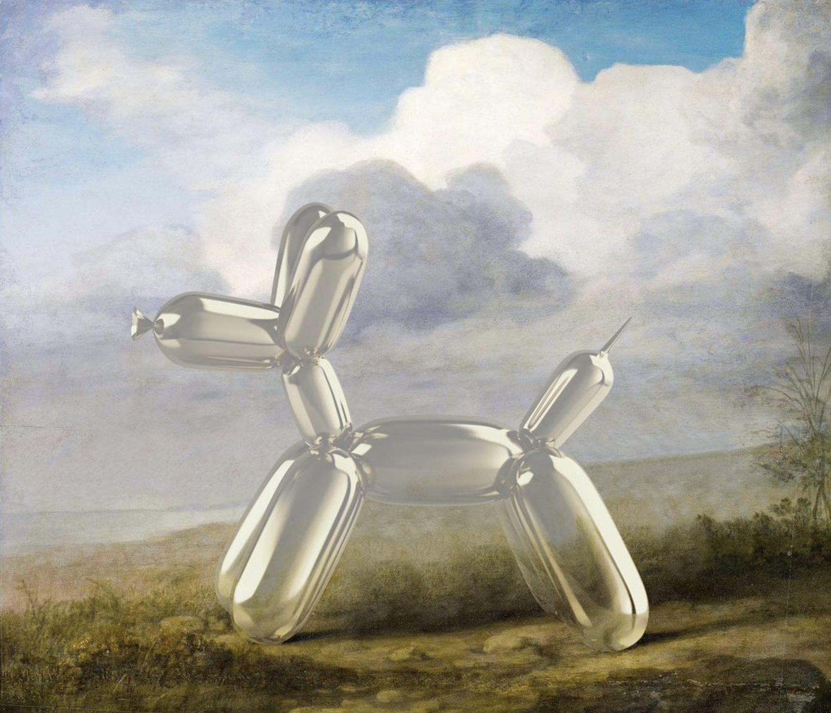 Feral Dog as 'Portrait of a Large Dog (Canis lupus dingo)' by George Stubbs 1772