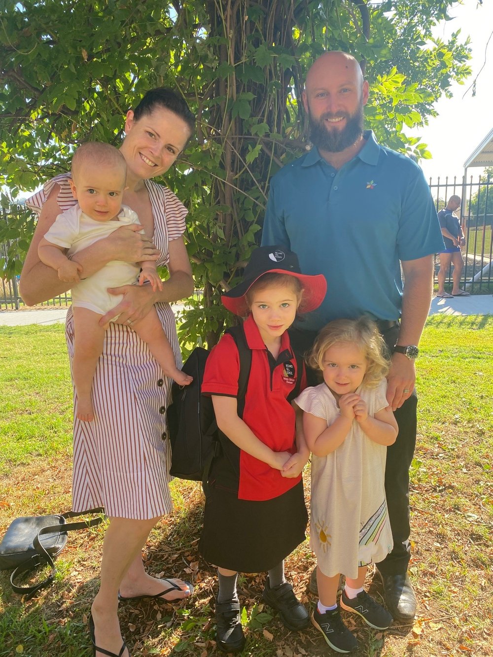 Aurora with Lachlan and Lisa and siblings.jpg
