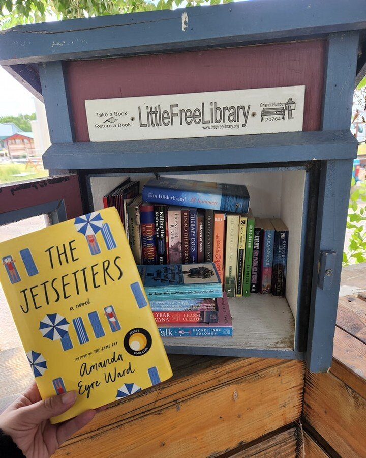 Currently available in the Free Little Library 📚 ❤️ 

Come grab a vacation read before your three-day labor day weekend!