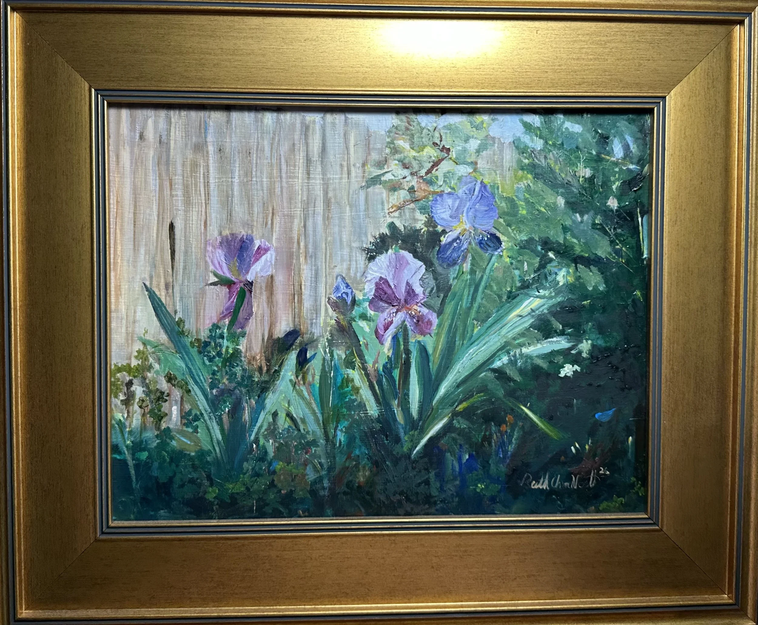 Forgotten Garden, Oil on Panel, 18 x 15, Framed
