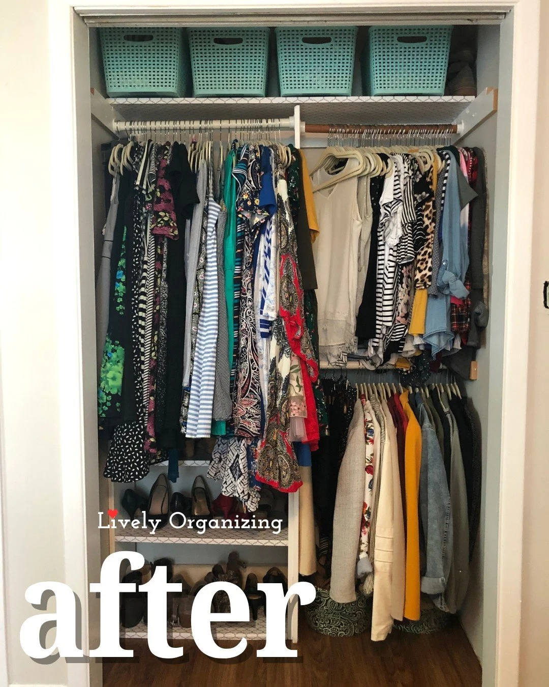 Swipe to see the before!
This lovely client already had a great system for her closet, but just needed a little help across the finish line. Sometimes small tweaks are all you need to make a big difference!
#letsgetorganized #progressnotperfection