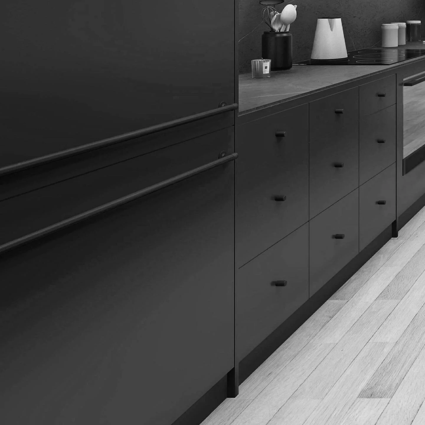 Here's a little teaser of The Blac House Kitchen design. Rendering completed by Graphiq. Inquiry at www.graphiqbysonata.com for more information. @graphiqbysonata 
.
.
.
#boutiquebuilder #yycnewhomes #yycdevelopment #yycliving #yycconstruction #yycho