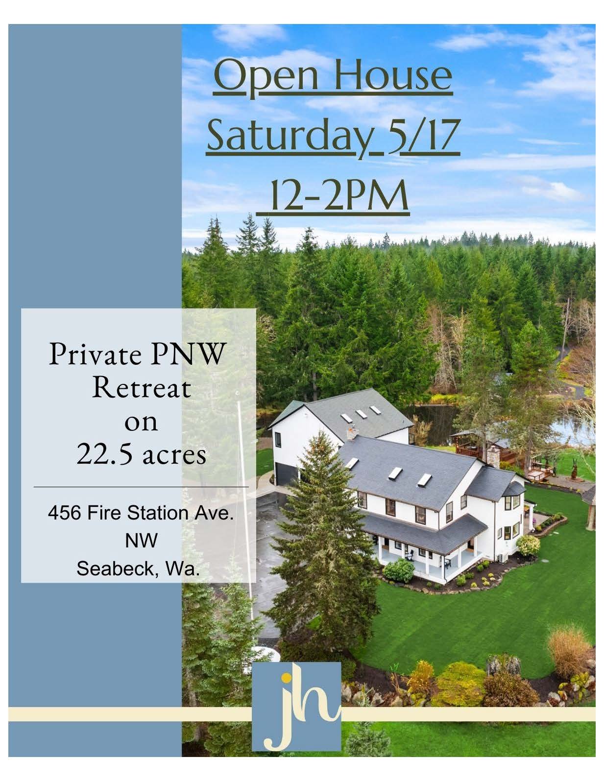 Come explore this amazing property Saturday 5/17 12-2 PM. OPEN HOUSE! #windermererealestate #windermererealtor #windermerehomes #Windermere
