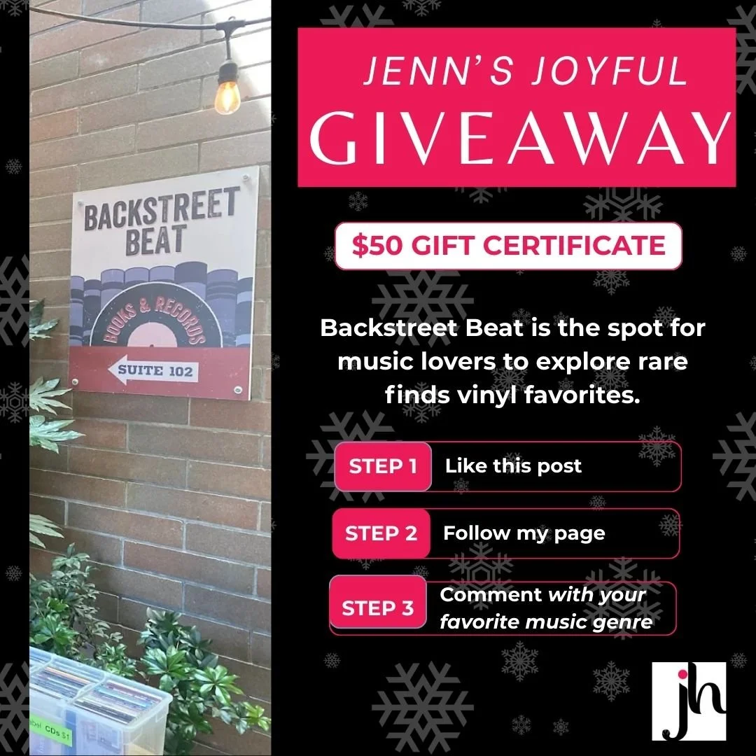 How It Works
&bull; Every Monday: I post a featured business + that week&rsquo;s giveaway.
&bull; You comment: Answer the prompt to enter.
&bull; Deadline: Jump in before 12 PM Thursday.
&bull; Winner: I&rsquo;ll reach out on Friday.
 
How to Win
&bu