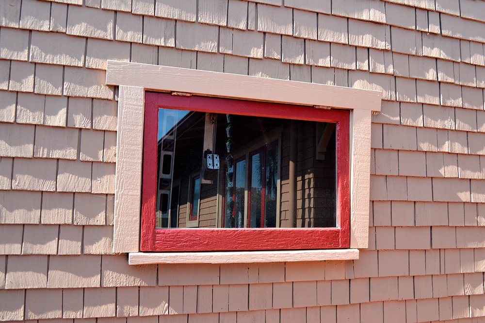 Awning or hopper wood windows (used less frequently)