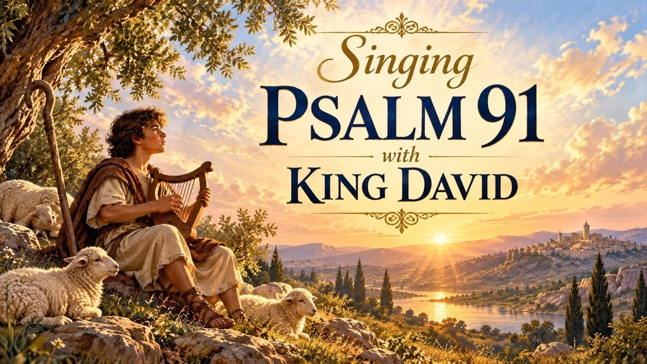 Singing Psalm 91 with King David