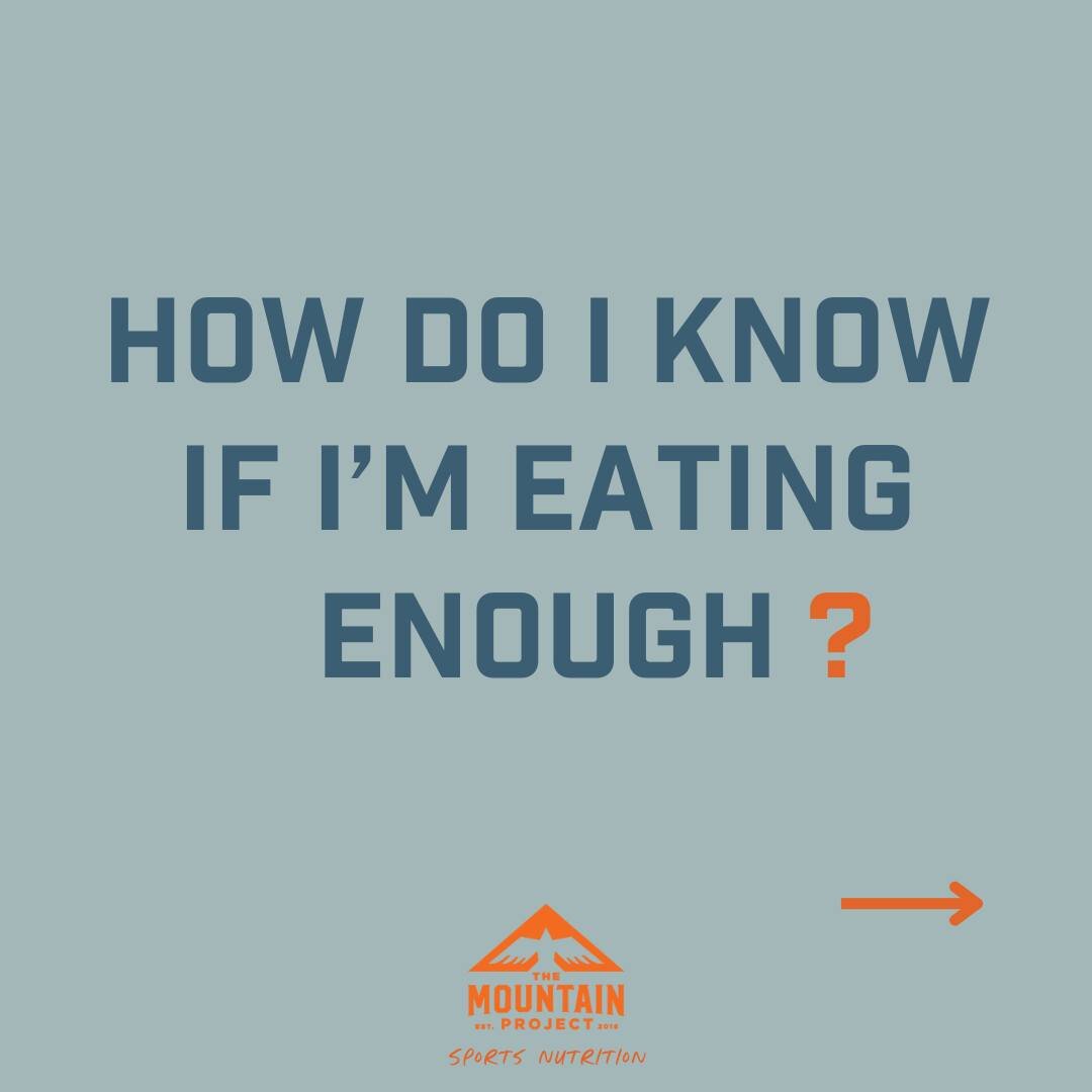 Ever wonder if you are eating enough to support your activity? Sometimes it can be hard to tell, or maybe you just don't know the signs of being under-fueled. 

The nature of the training. Frequent, high volume training&hellip; requires a lot of ener