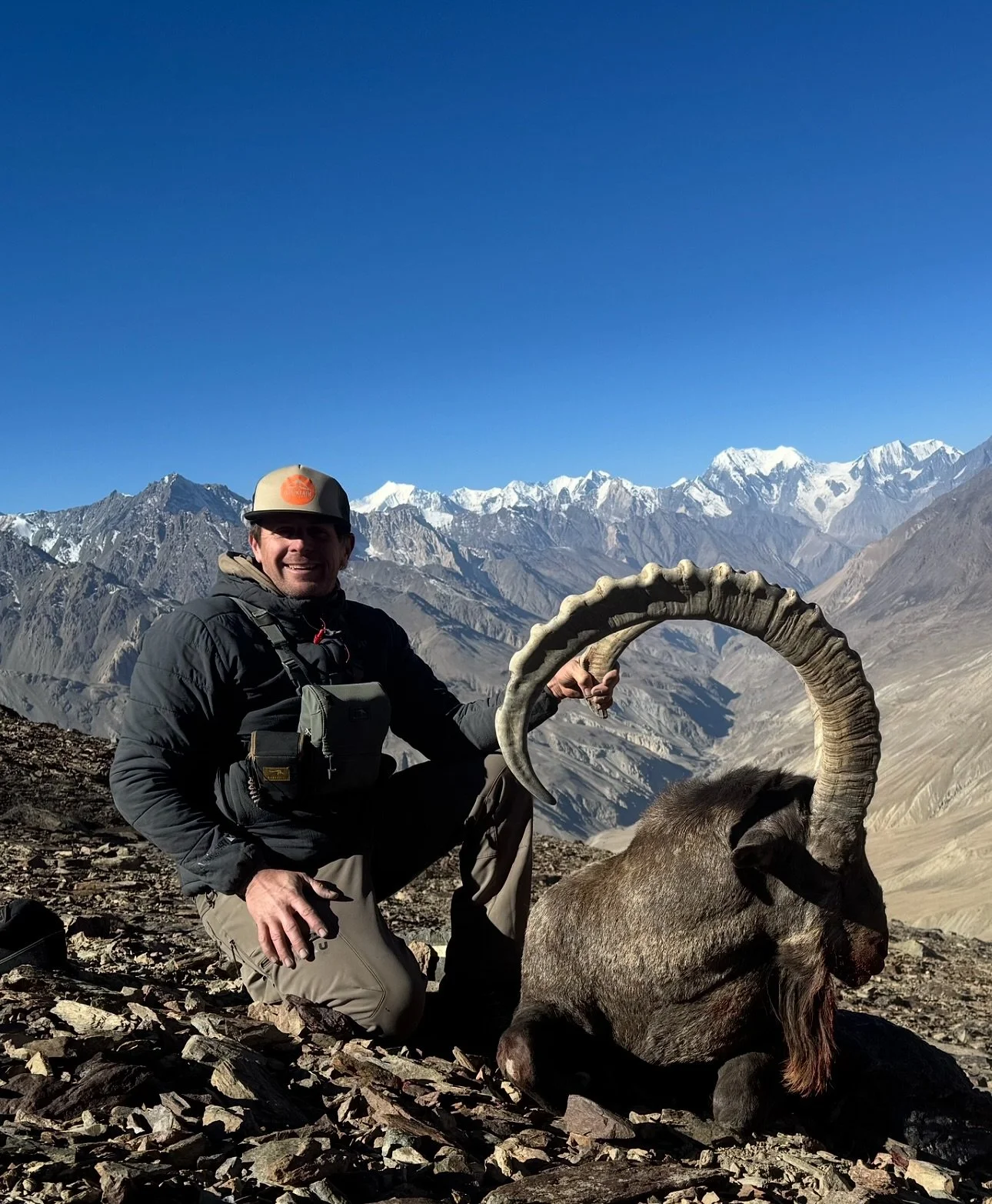 ATHLETE SPOTLIGHT: COOPER BEHR

Cooper just completed a goal hunt in Tajikistan! He spent almost a year of planning and training with Eli in the gym and in the mountains to prepare. It took him 3 days of traveling to get there between flights, long b