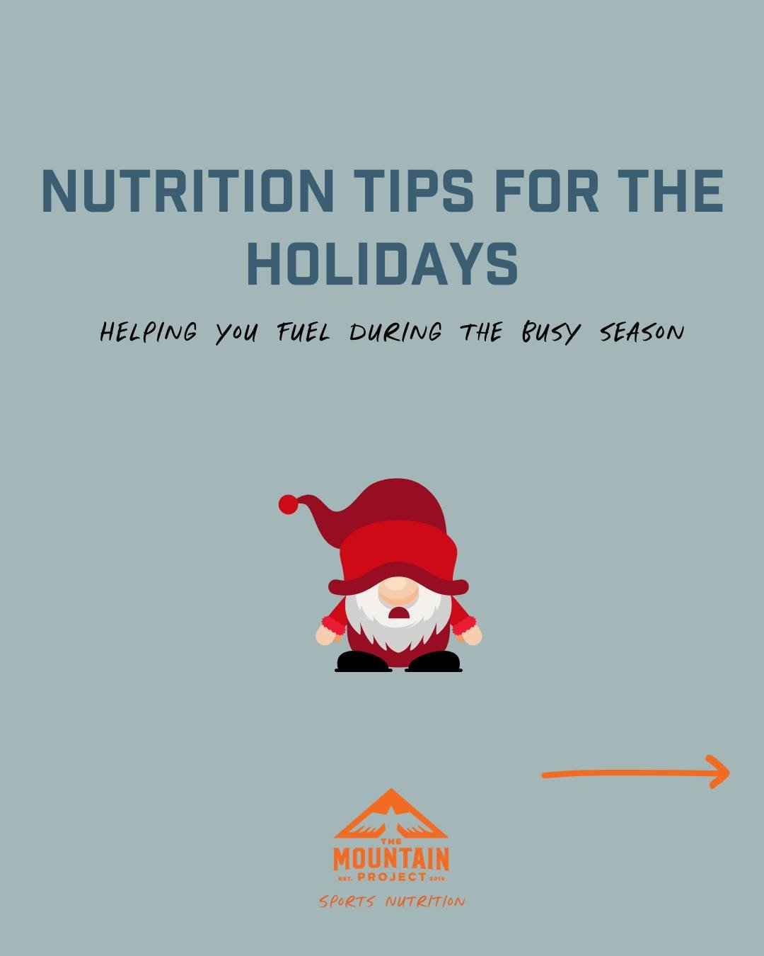 The holiday season is upon us.
Christmas and New Year&rsquo;s often bring a little extra stress&mdash;mainly because our routines get tossed out the window. Here are some nutrition tips to help guide you through the holidays.

Traveling?
Many of us a