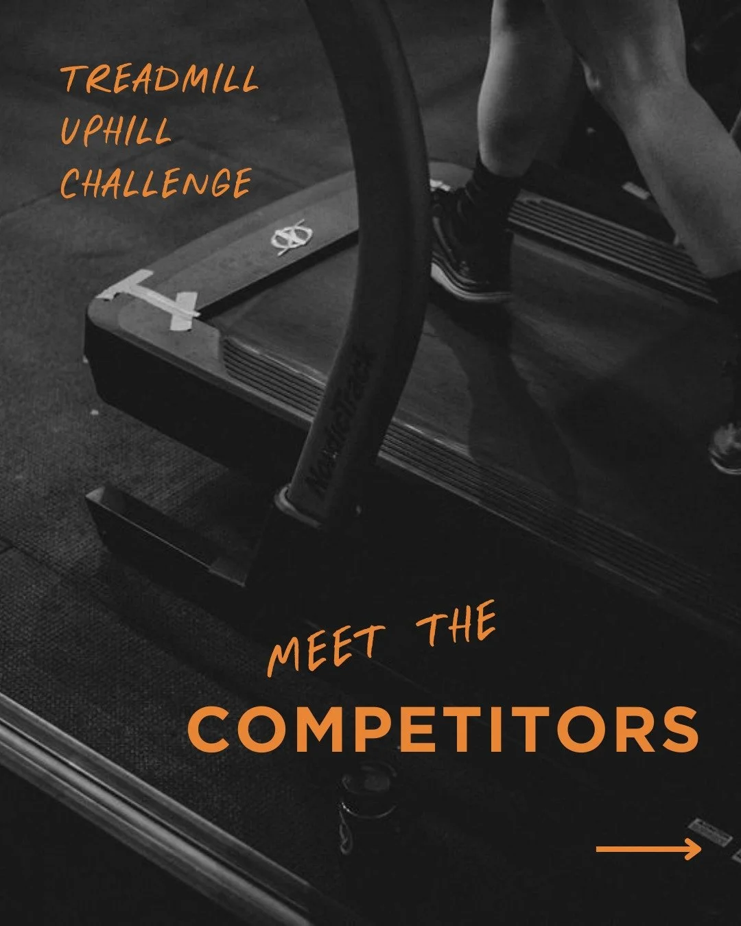 Ladies and gentlemen, meet the first 6 of our competitors in the Treadmill Challenge! 

Nate Marshall
Sawyer Kesselheim 
Willson Moore @willson_moore_ 
Ellie Hull @ellielhull 
Camila Noe @c.a.noe 
Laura Jermyn @laura.jane.jermyn 

We asked each of th