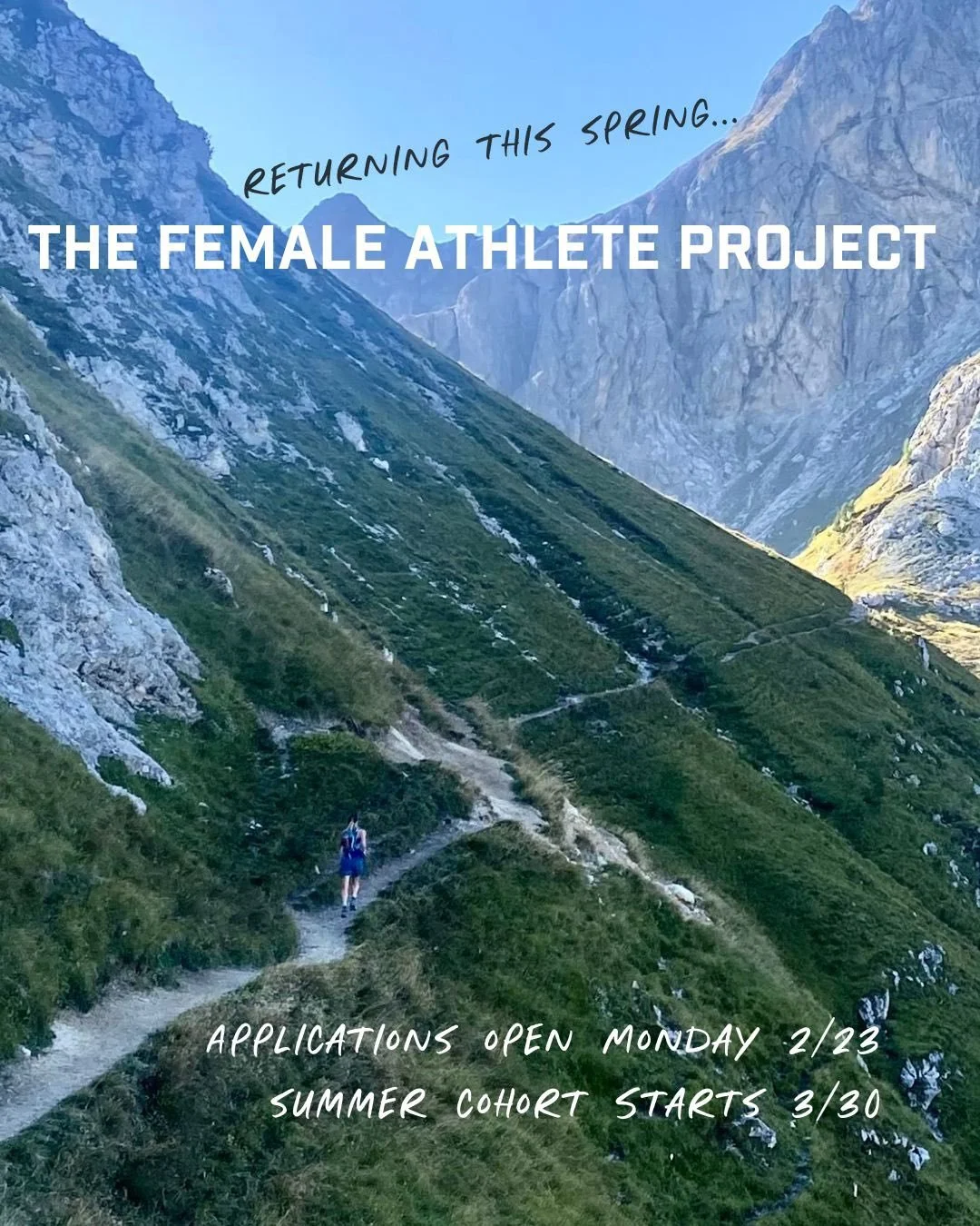 ✨The Female Athlete Project is returning for its fifth season with a new cohort this spring ✨

This program is designed to empower women of all ages + experience levels with the knowledge and skills needed to play, train and nourish their body so the