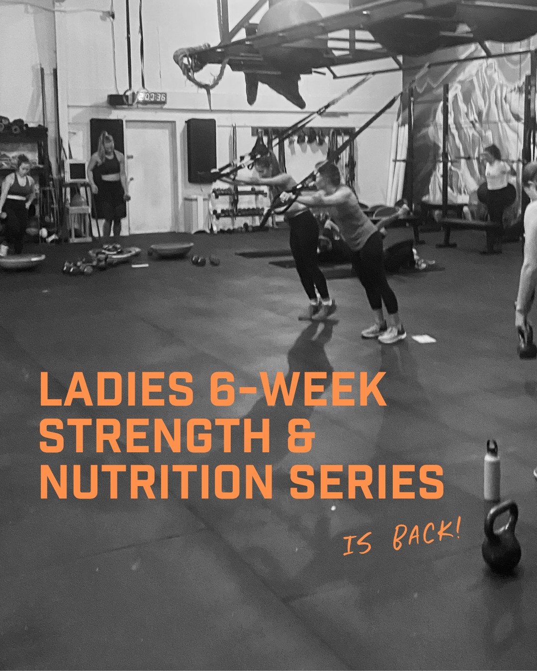 The Ladies 6-week Strength &amp; Conditioning class is back, starting next Monday, May 18th, at 6:45pm! 

Led by registered dietitian and TMP coach Rachel Nawrocki, the class is designed to build strength and confidence within the gym setting, learn 