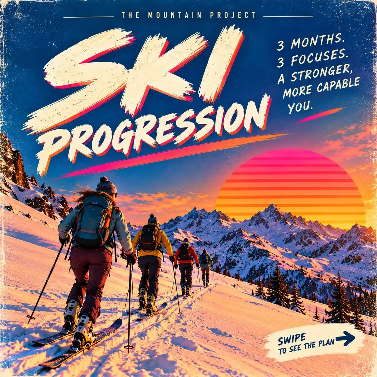 Skiing is fun. 🎿❄️ Skiing when you&rsquo;re strong, durable, and have the endurance to keep going? Even more fun. 😎🙌

That&rsquo;s what our Ski Conditioning progression is all about! 💪⛷️

October ➡️ build the foundation
November ➡️ get more dynam