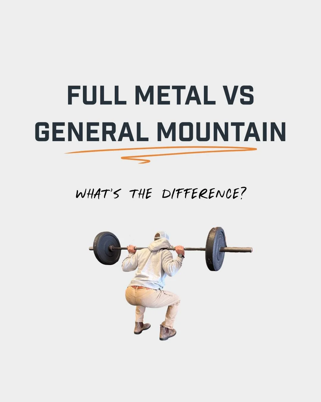 What's the difference between Full Metal and General Mountain classes?

General Mountain classes largely focus on anaerobic conditioning - with focal points of unilateral stability, agility, power, strength, and muscular endurance. 

Full Metal is di
