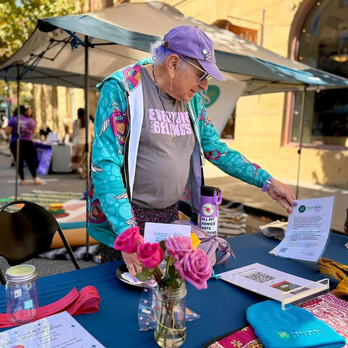Our first annual Yoga For All Day in Downtown Santa Cruz is in the books! And while there are so many people to thank for making it possible, let&rsquo;s start with our incredible volunteers: from sun up to sun down, they devoted their time in seva (