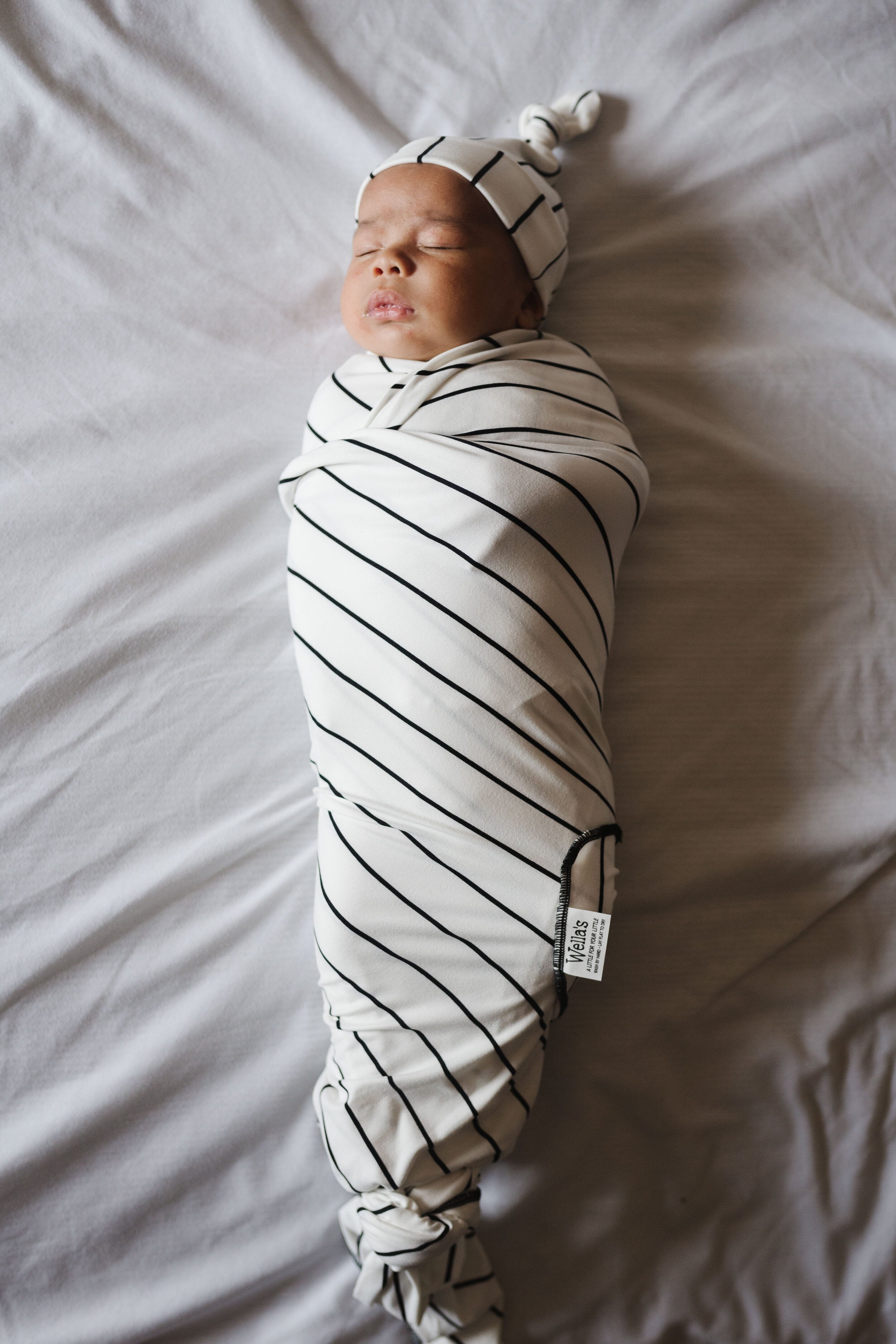 Classic Black Stripe Swaddle Only