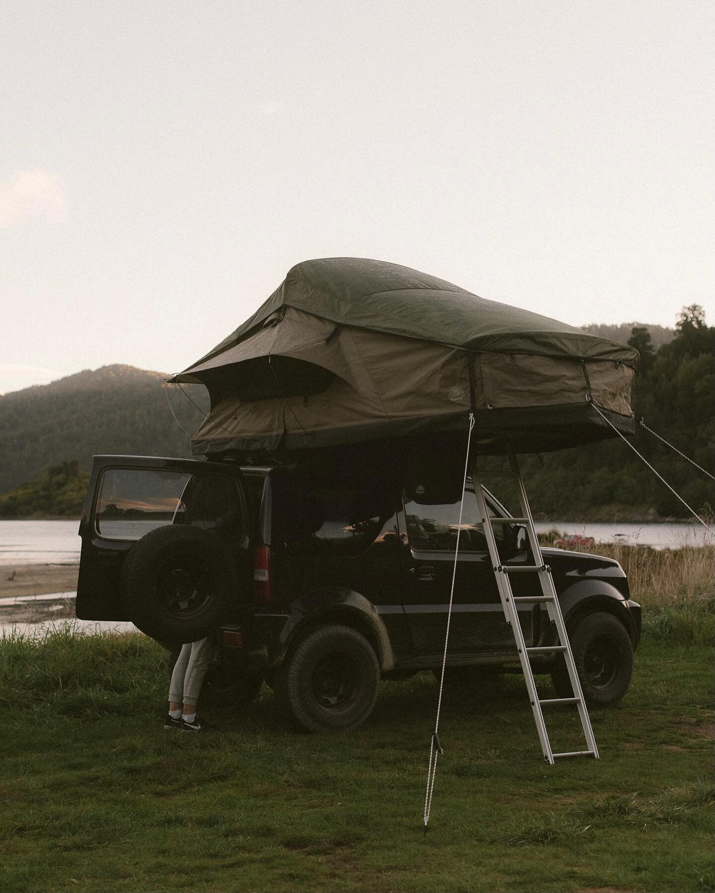 Long weekend jaunt to Waikaremoana w/ @abby.corkery in the mighty Jimny