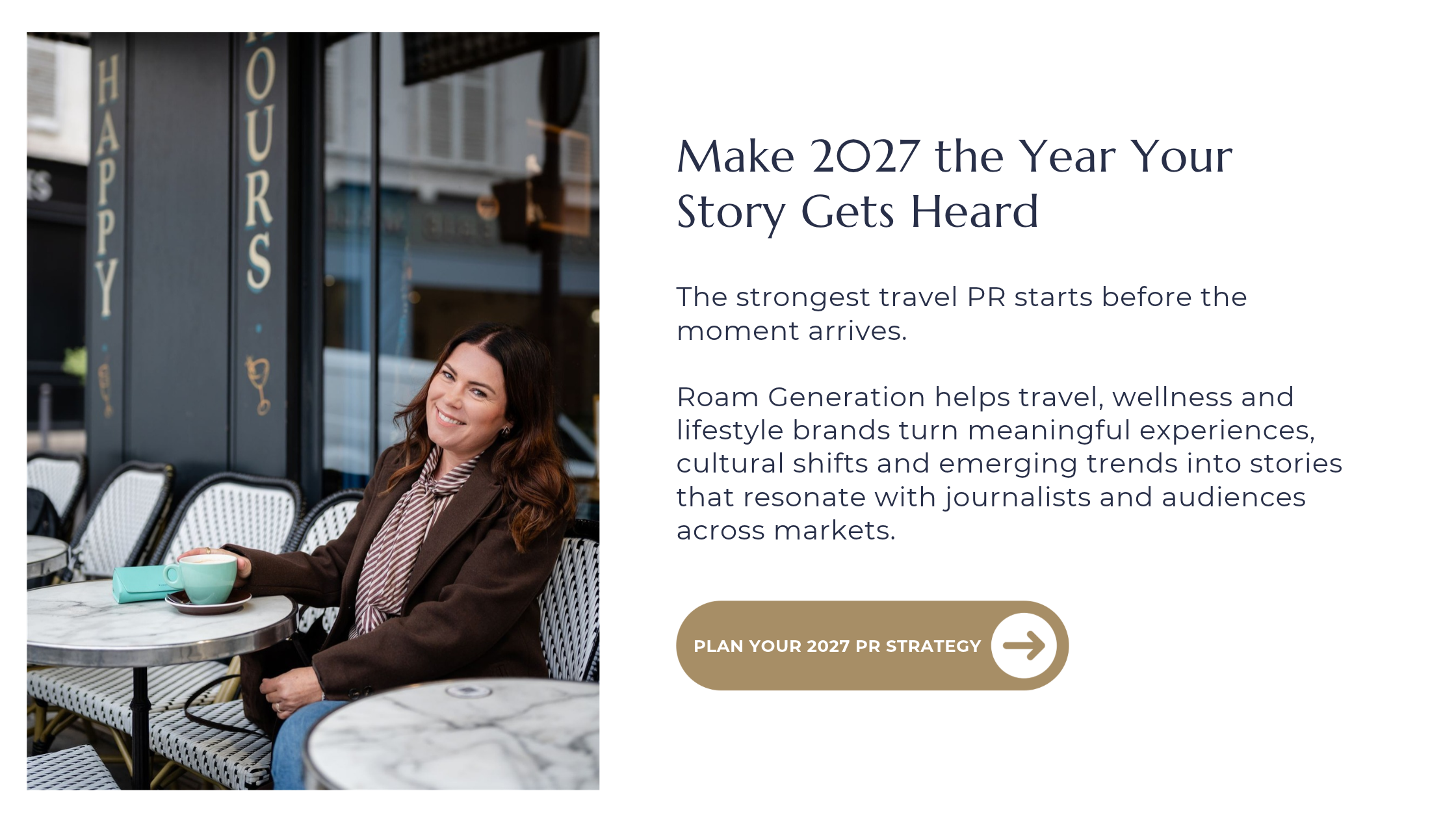 Strategic PR planning for wellness travel brands preparing for 2027.
