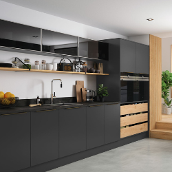 What is a monochrome kitchen?