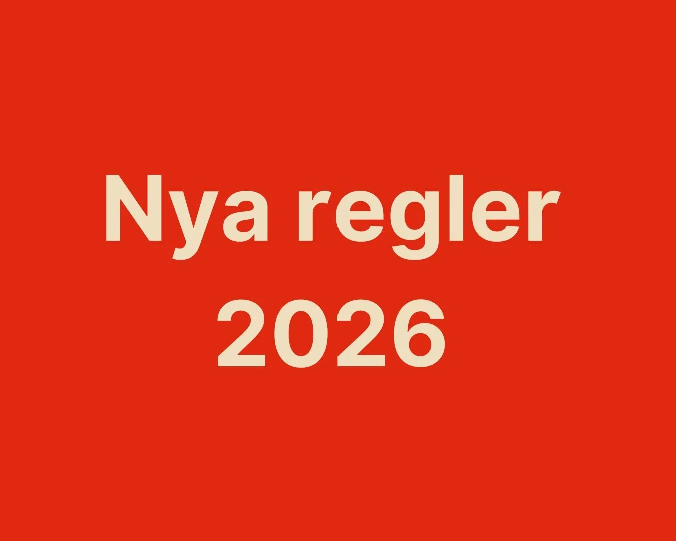 Nya regler inom funktionshinderområdet 2026 - bra att ha koll på