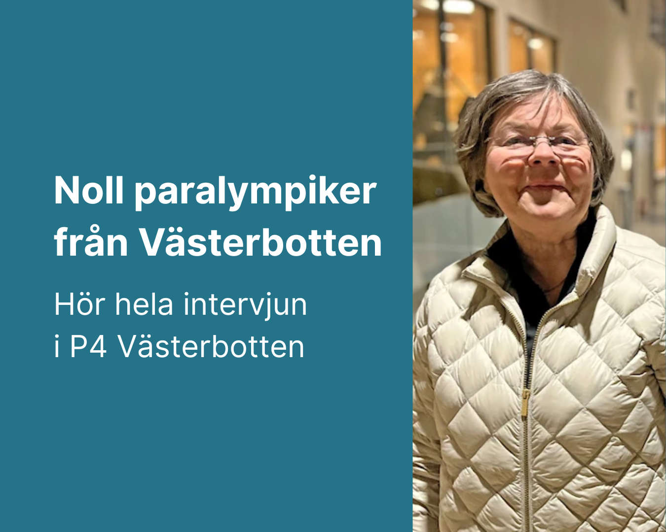 Inga västerbottniska paralympier i Paralympiska Vinterspelen i Milano - P4 Västerbotten