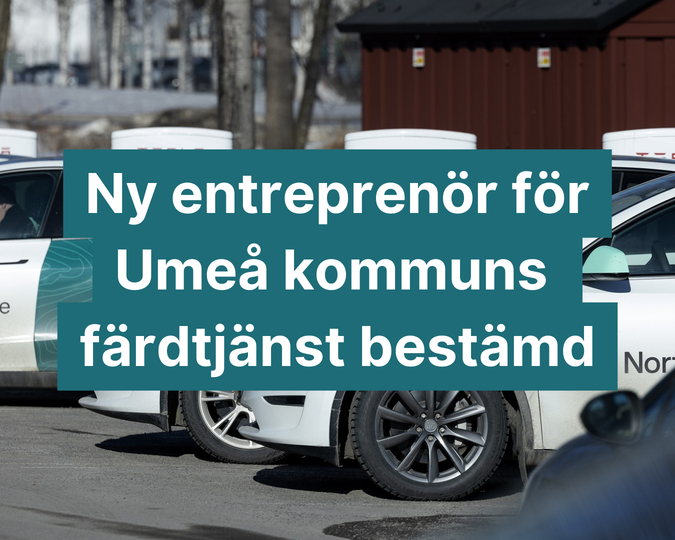 Ny entreprenör för Umeå kommuns färdtjänst bestämd