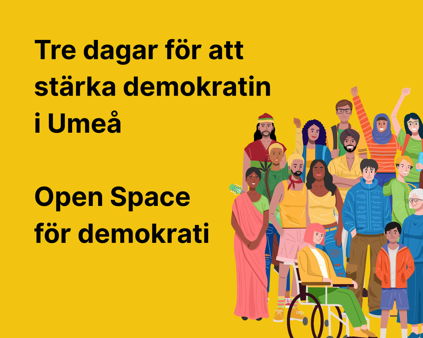 Tre dagar för att stärka demokratin i Umeå&nbsp;