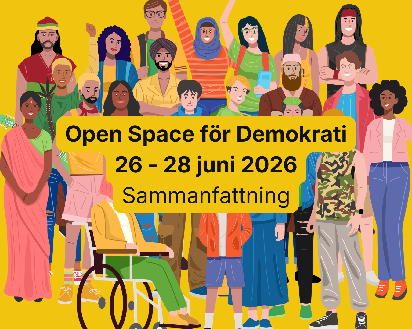 En helg i demokratins tecken - Open Space för Demokrati 2026