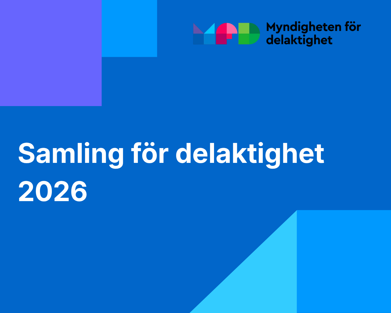 Samling för delaktighet - MFD - 9/12 kl. 9.00 - 15.45