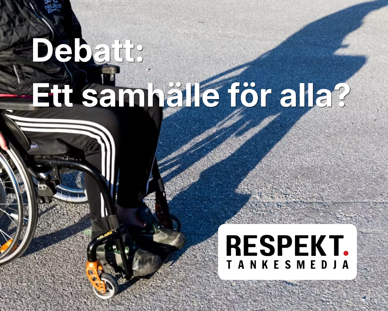 Debatt-artikel i VK: Ett samhälle för alla? - RESPEKT. Tankesmedja