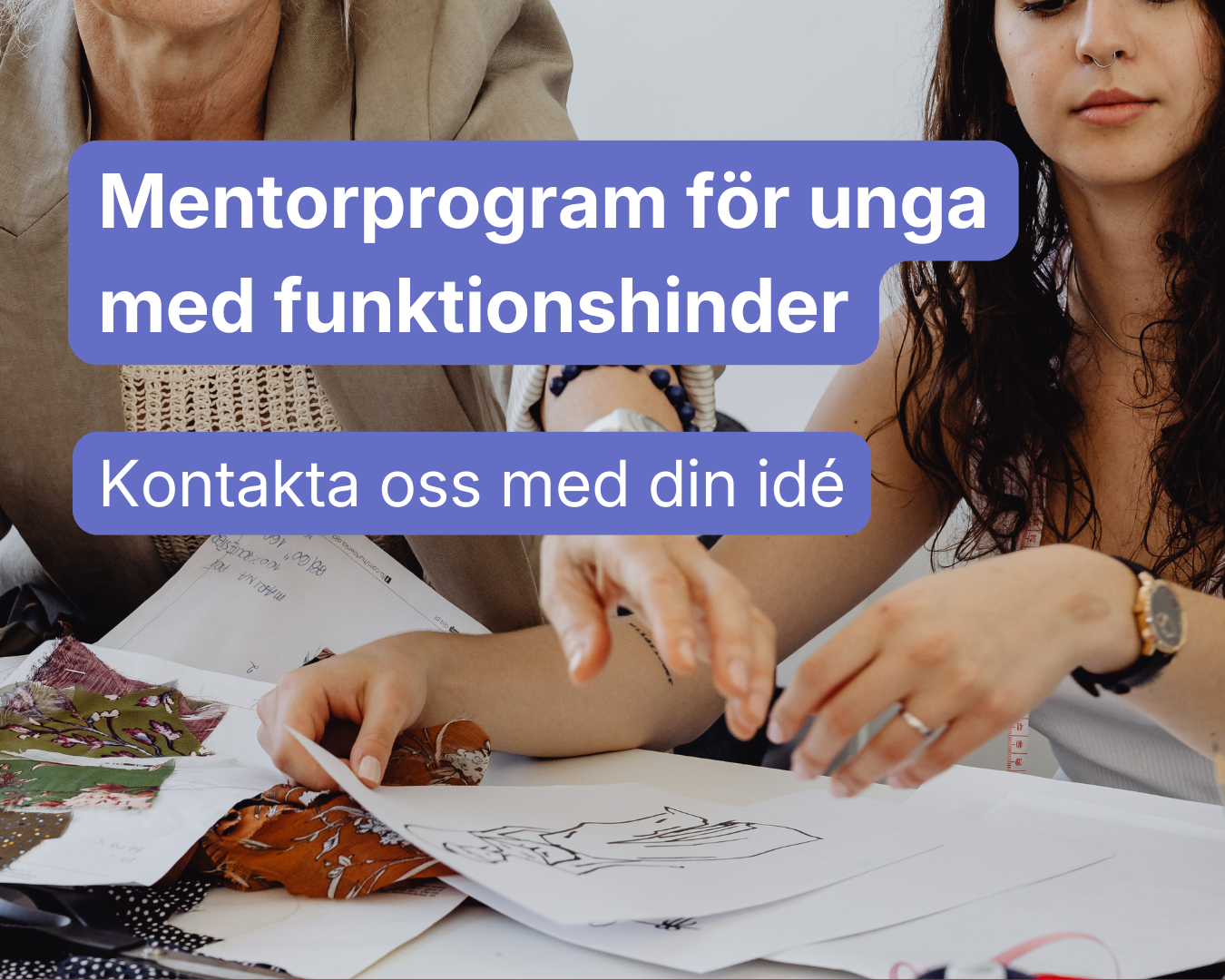 Mentorprogram för unga med funktionsnedsättning - Kontakta oss